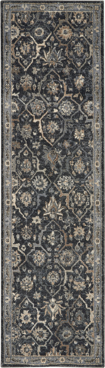 Nourison Home Moroccan Celebration KI385 Navy Traditional Power-loomed Rug