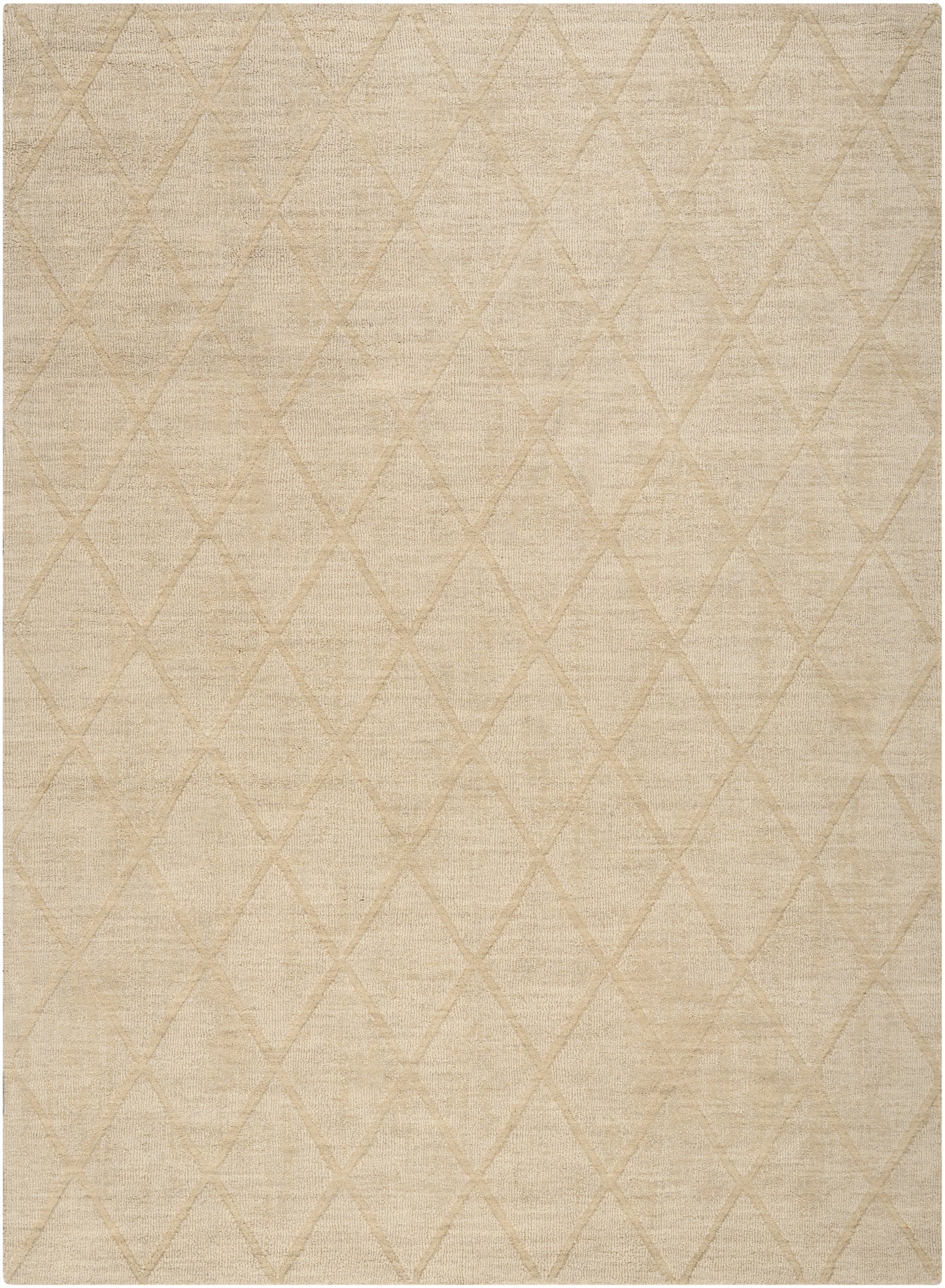 Nourison Home Wool Haven WOH01 Beige Contemporary Hand Woven Rug