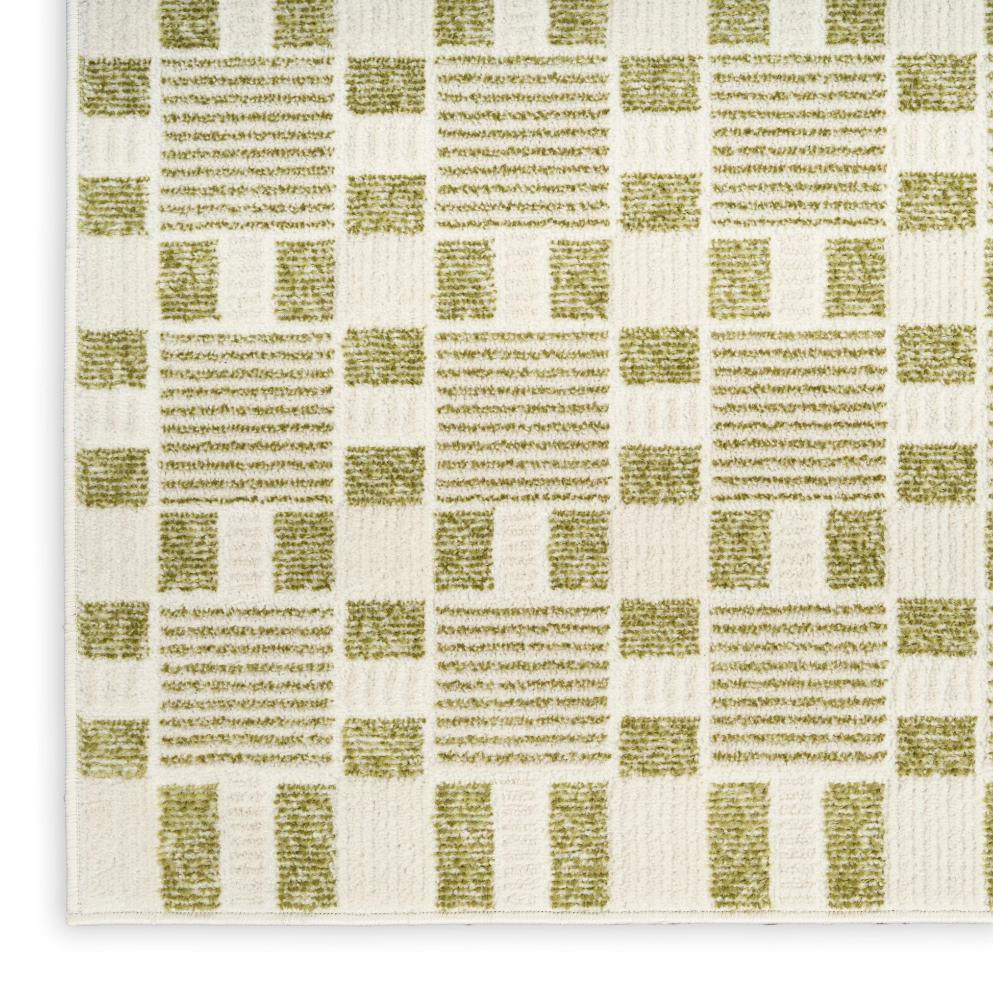 Nourison Home Nordic  Green  Contemporary