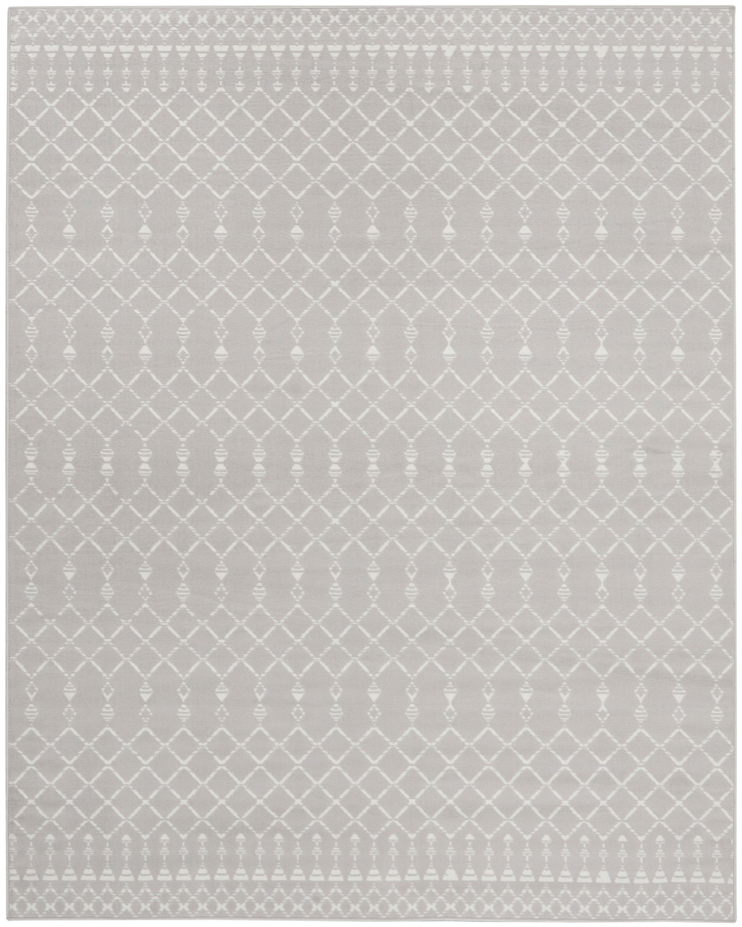 Nourison Home Whimsicle WHS02 Grey Contemporary Power-loomed Rug