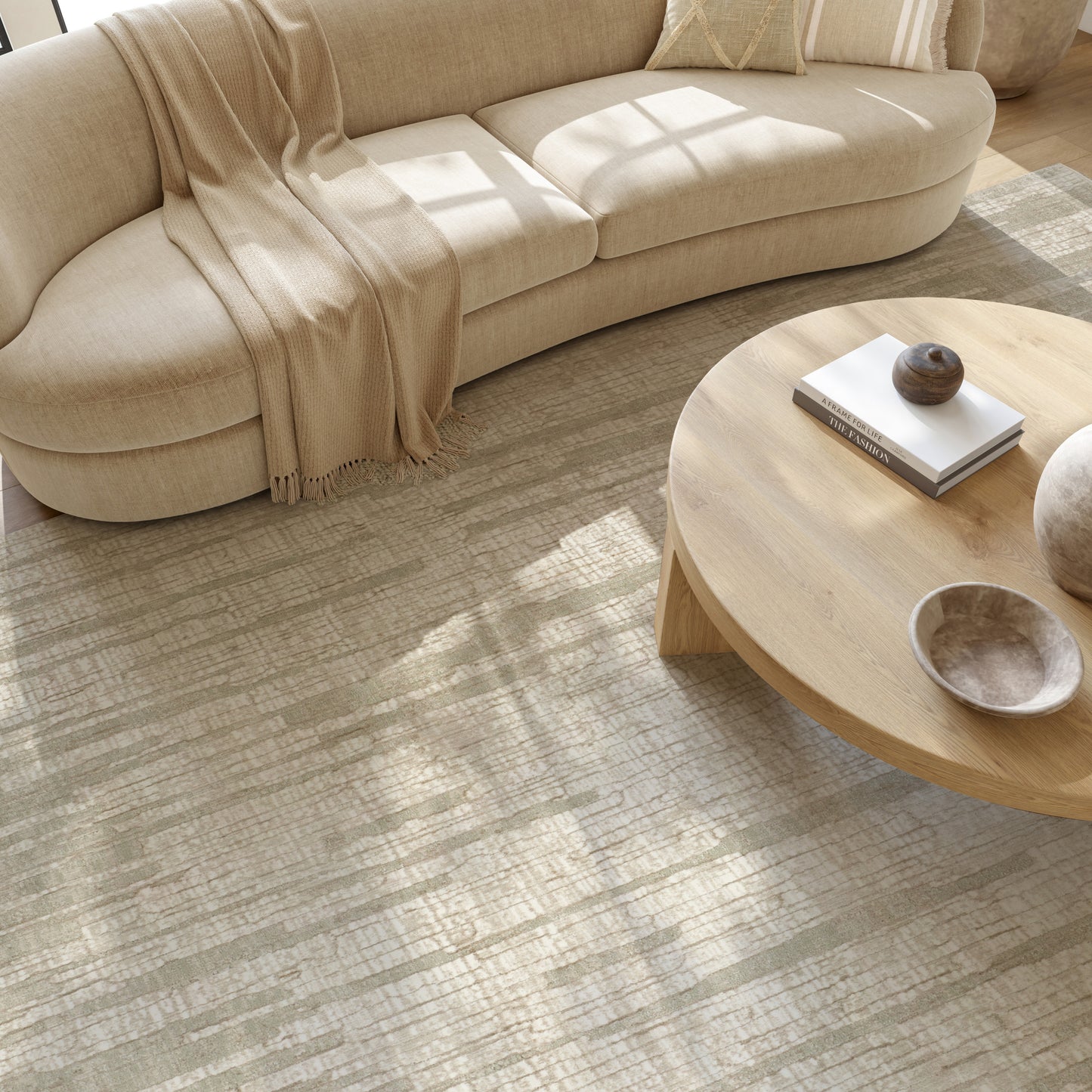 Nourison Home Soft Structure  Sage  Contemporary