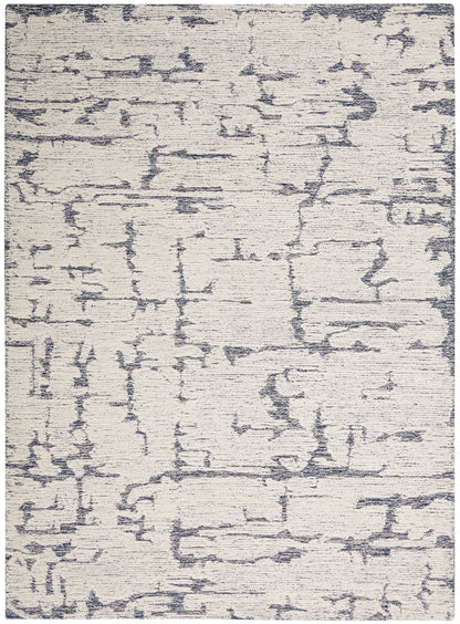 Calvin Klein CK009 Sculptural SCL01 Blue Contemporary Hand Tufted Rug