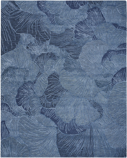 Nourison Home Avra AVR01 Blue Contemporary Hand Tufted Rug