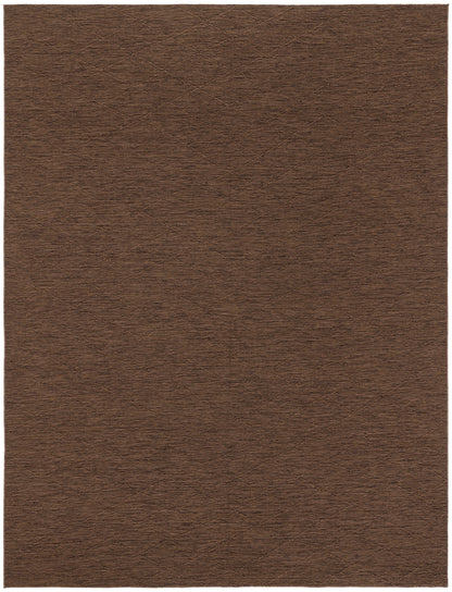 Nourison Home Washable Solutions WSL01 Mocha Contemporary Power-loomed Rug