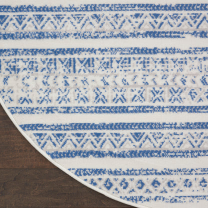Nourison Home Whimsicle  Ivory Blue  Transitional