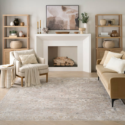 Nourison Home Antique Fusion  Ivory Multicolor  Traditional