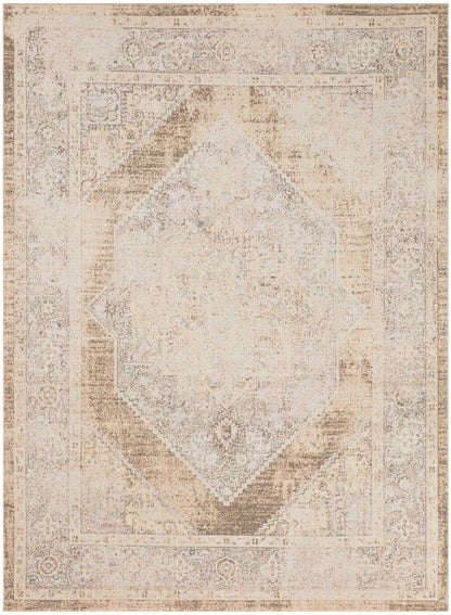 Nourison Home Astra Machine Washable ASW13 Beige Traditional Power-loomed Rug