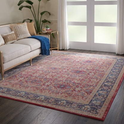 Nourison Home Ankara Global  Red  Traditional