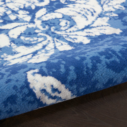 Nourison Home Whimsicle  Navy Ivory  Contemporary