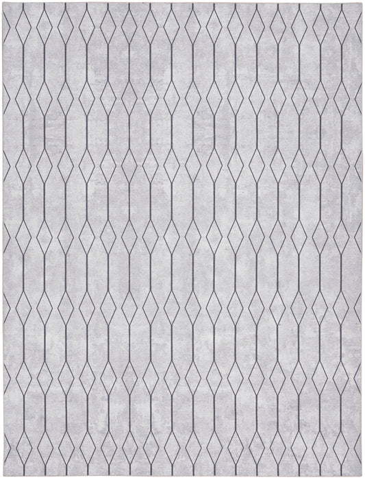 Nourison Home New Concept Washables  Ivory Grey  Contemporary