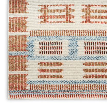 Nourison Home Nordic  Ivory Rust  Contemporary