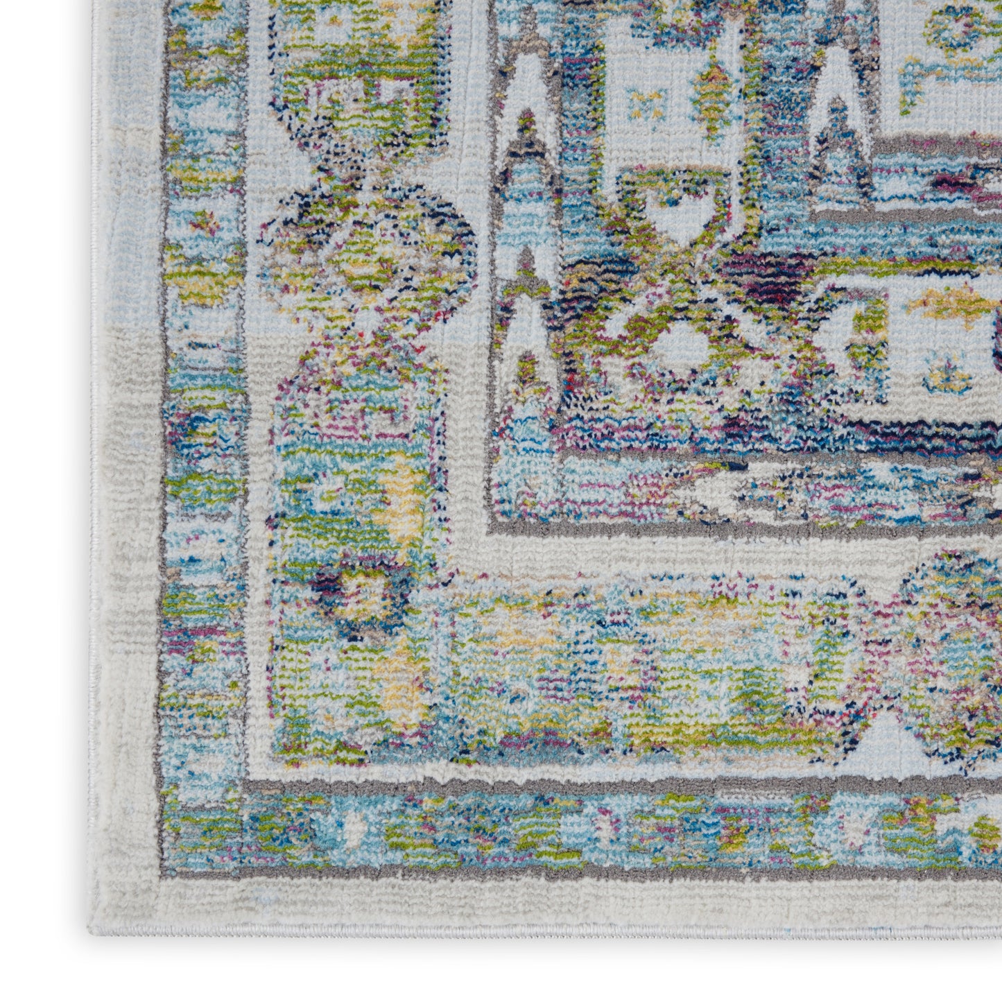Nourison Home Ankara Global  Blue Green  Traditional