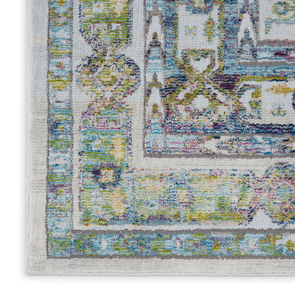 Nourison Home Ankara Global  Blue Green  Traditional