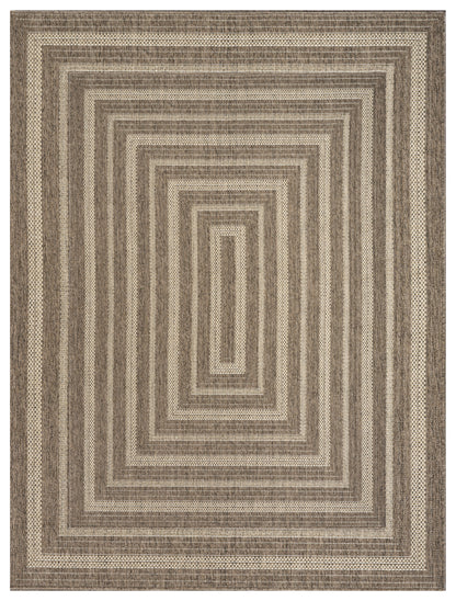 Nourison Home Tulum  Brown  Contemporary