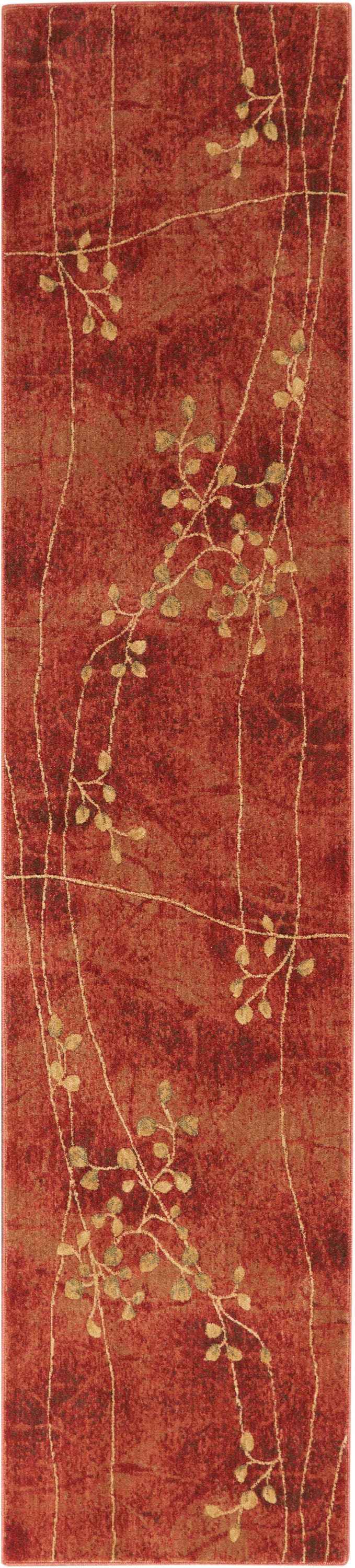 Nourison Home Somerset ST74 Flame Contemporary Power-loomed Rug