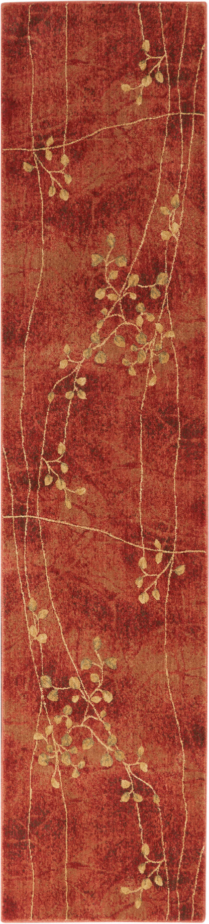 Nourison Home Somerset ST74 Flame Contemporary Power-loomed Rug