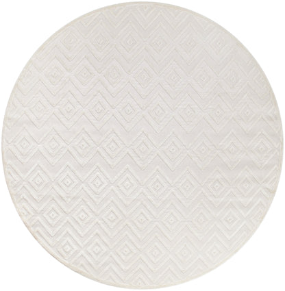 Nourison Home Versatile NRV01 Ivory White Contemporary Flat Weave Rug
