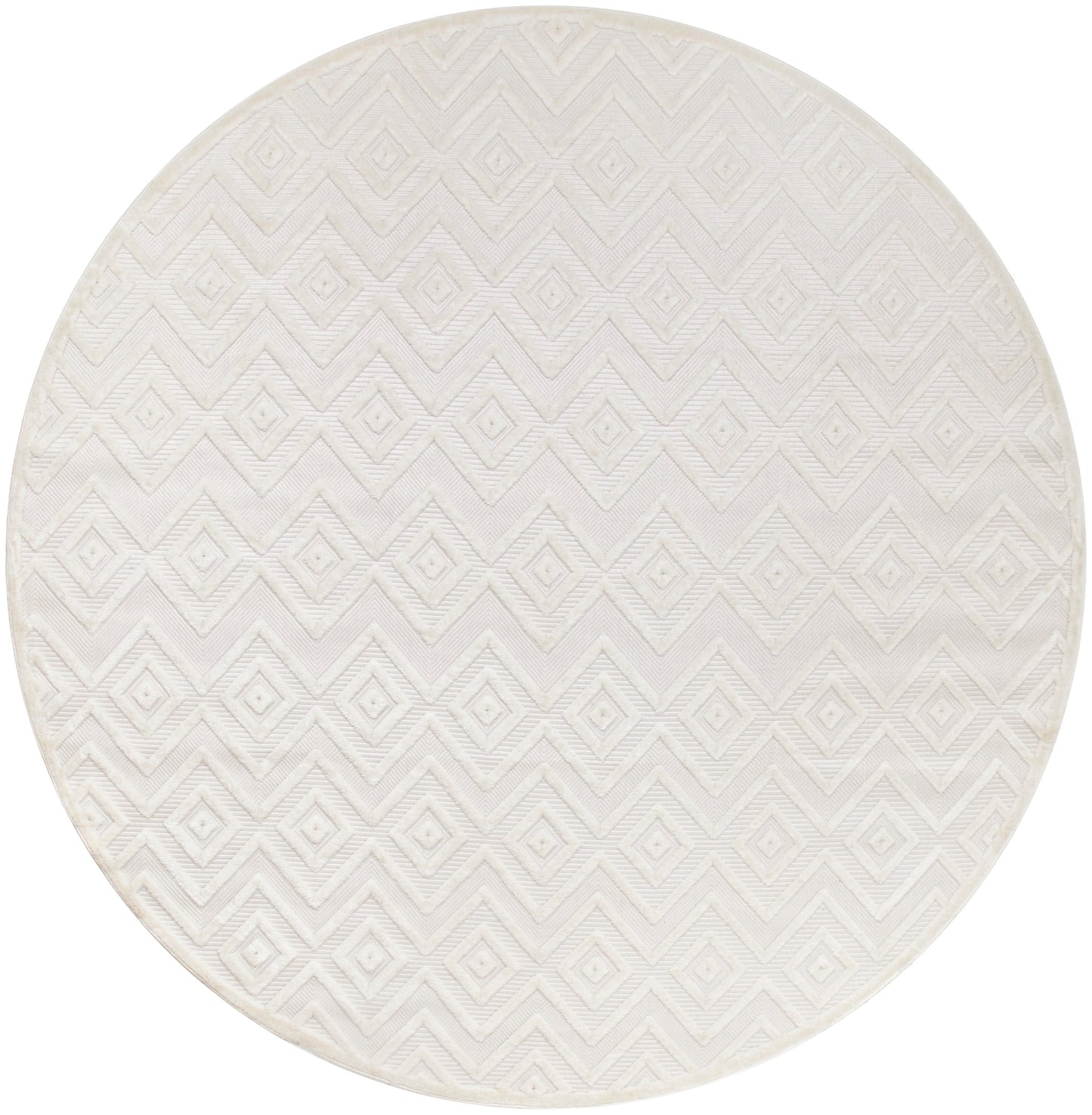 Nourison Home Versatile NRV01 Ivory White Contemporary Flat Weave Rug