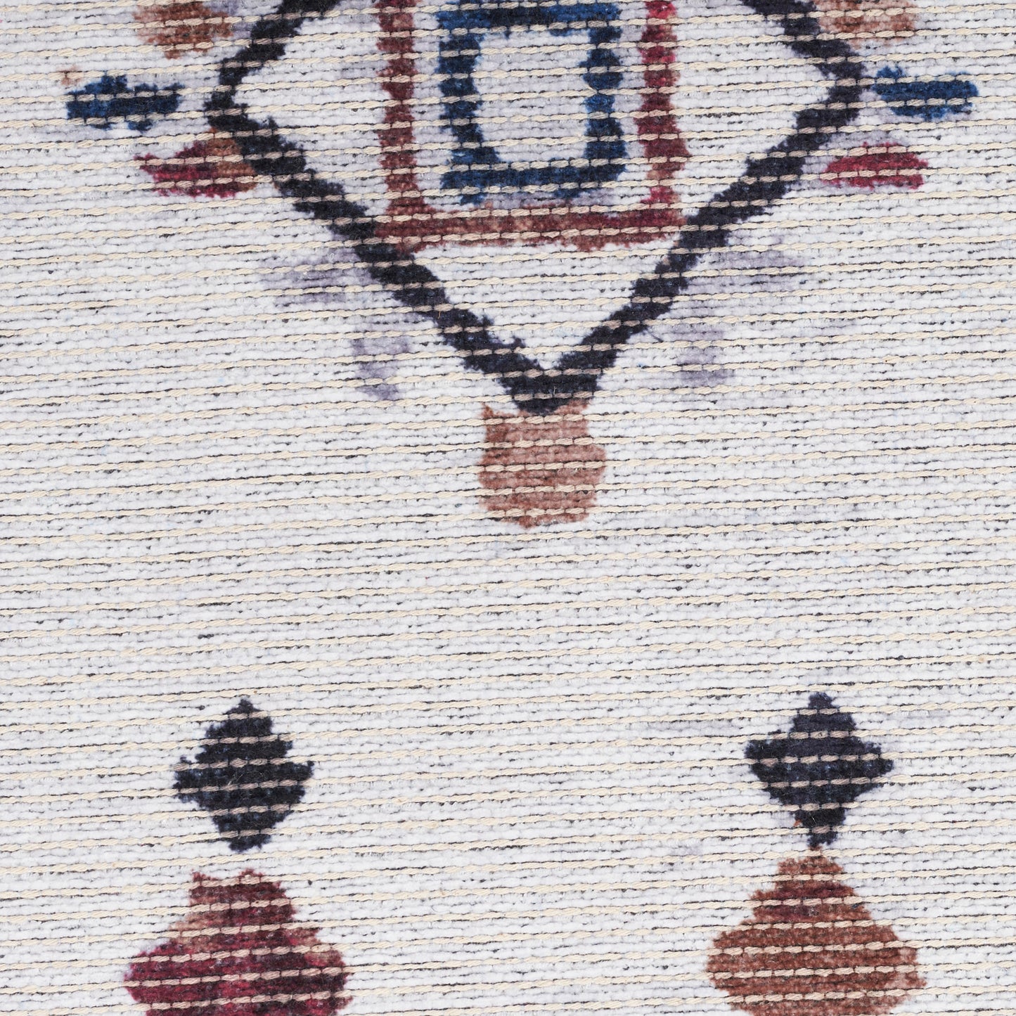 Nourison Home New Concept Washables  Ivory Multicolor  Contemporary