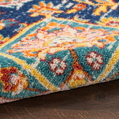Nourison Home Passion  Navy Multicolor  Transitional