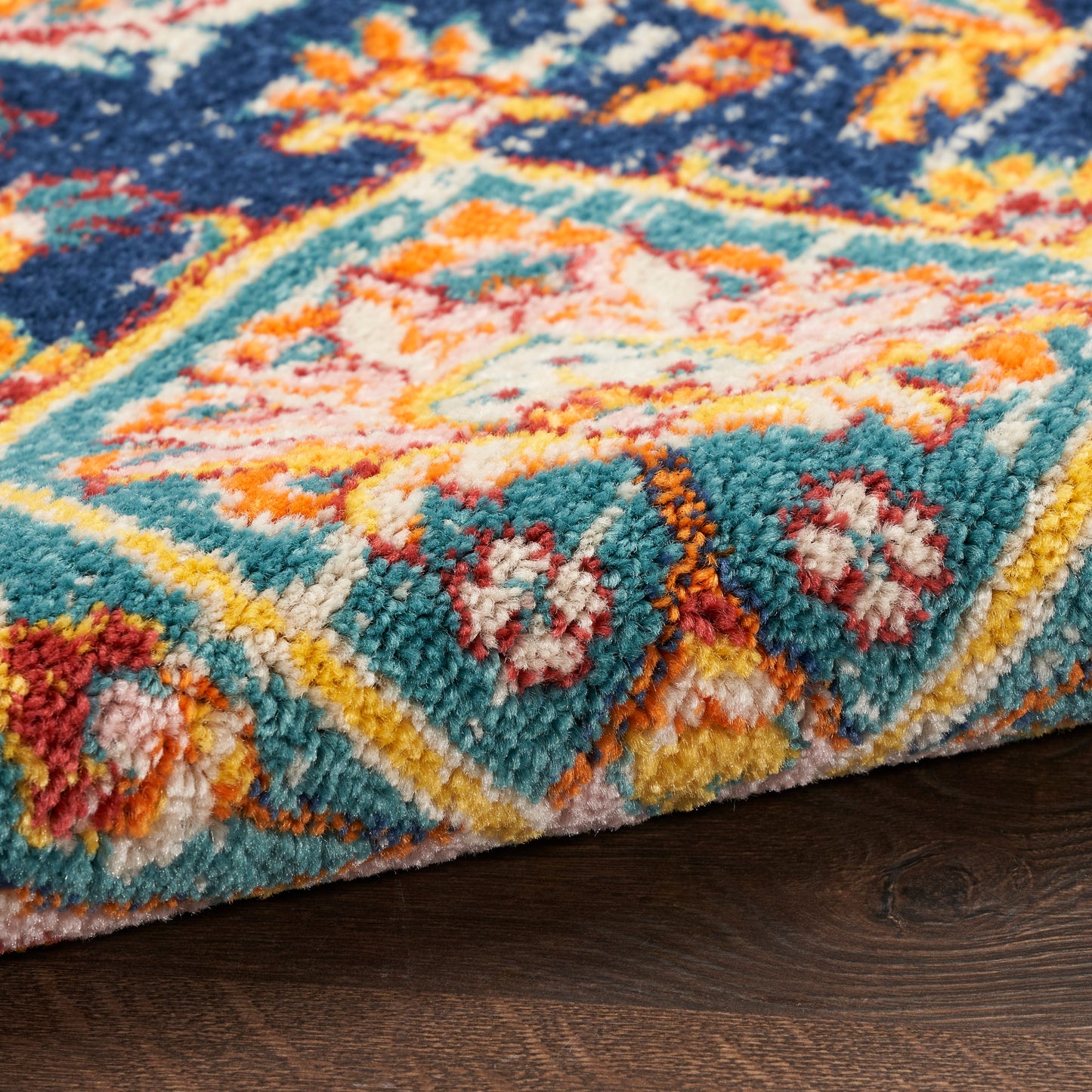 Nourison Home Passion  Navy Multicolor  Transitional