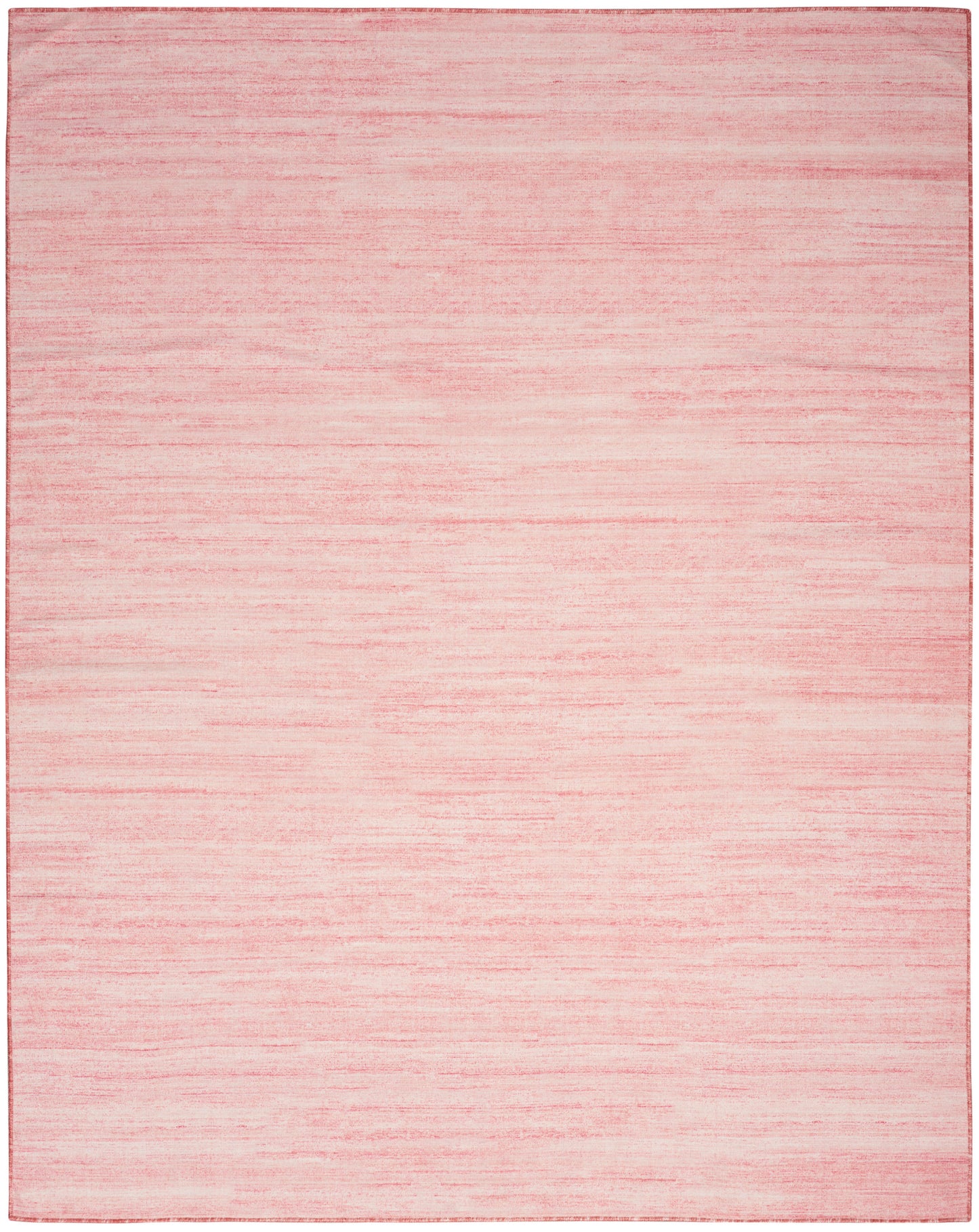 Nourison Home Washable Essentials WAE01 Pink Contemporary Loom-woven Rug