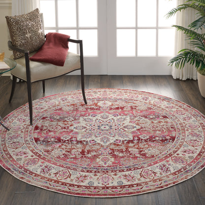 Nourison Home Vintage Kashan  Red  Traditional