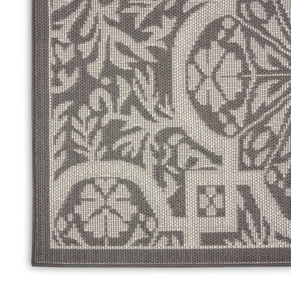 Nourison Home Aruba  Ivory Grey  Transitional
