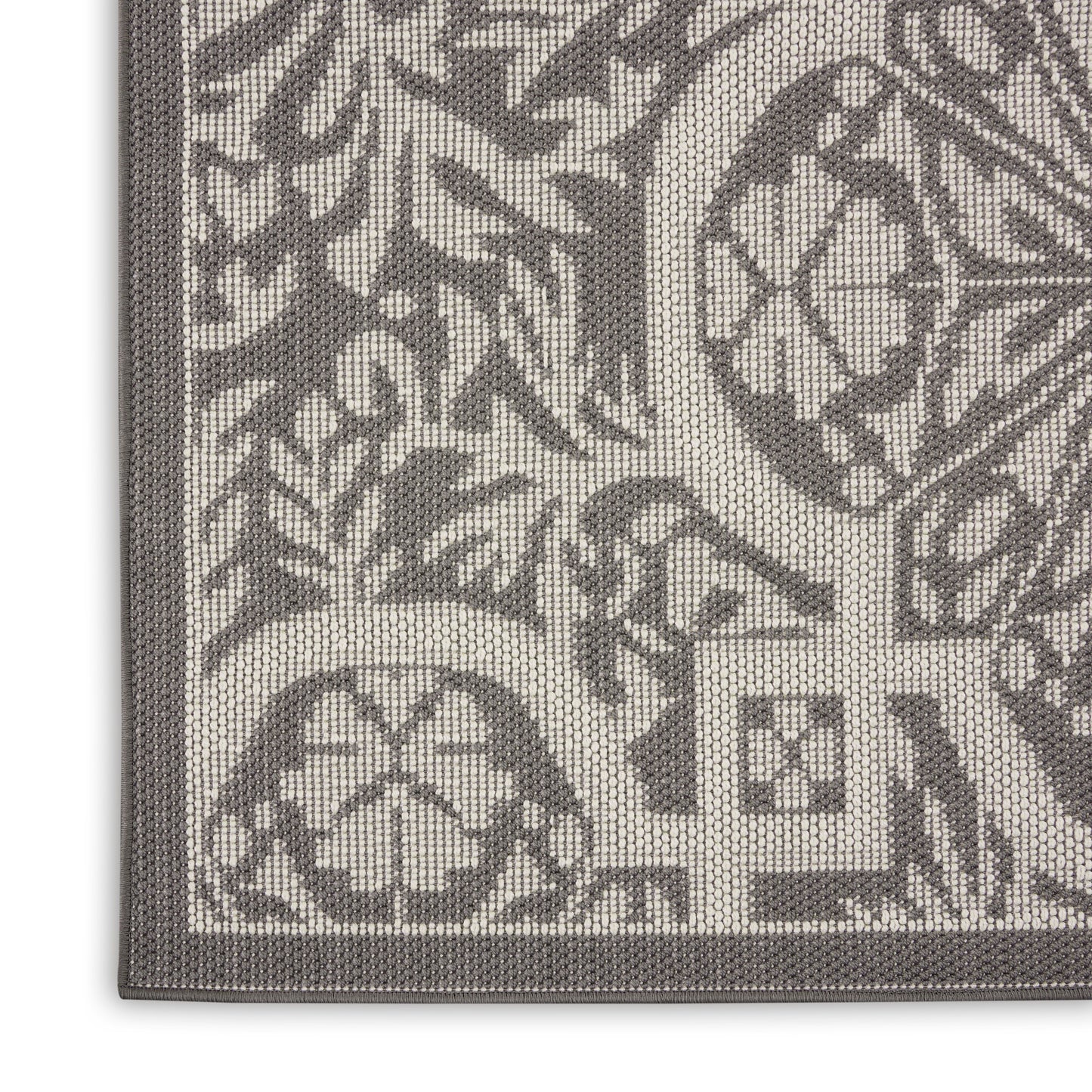 Nourison Home Aruba  Ivory Grey  Transitional