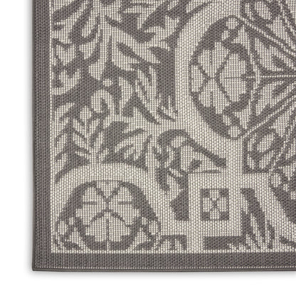 Nourison Home Aruba  Ivory Grey  Transitional