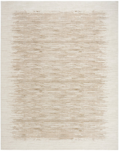 DKNY Grand Street GRN04 Ivory Taupe Contemporary Power-loomed Rug