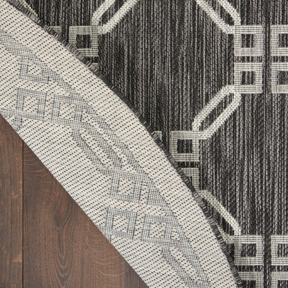 Nourison Home Country Side  Charcoal  Transitional