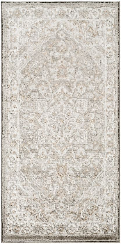 Nourison Home Dekor DEK08 Light Grey Traditional Machine Woven Rug