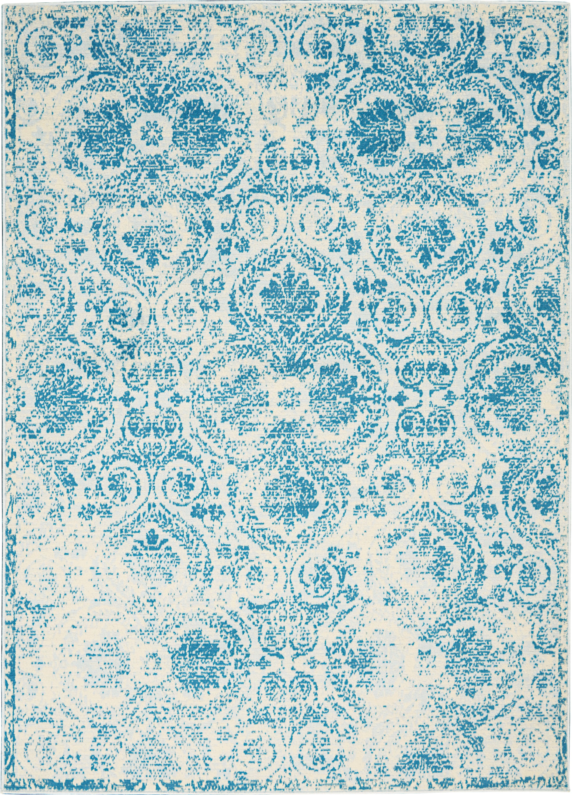 Nourison Home Jubilant  Blue  Transitional
