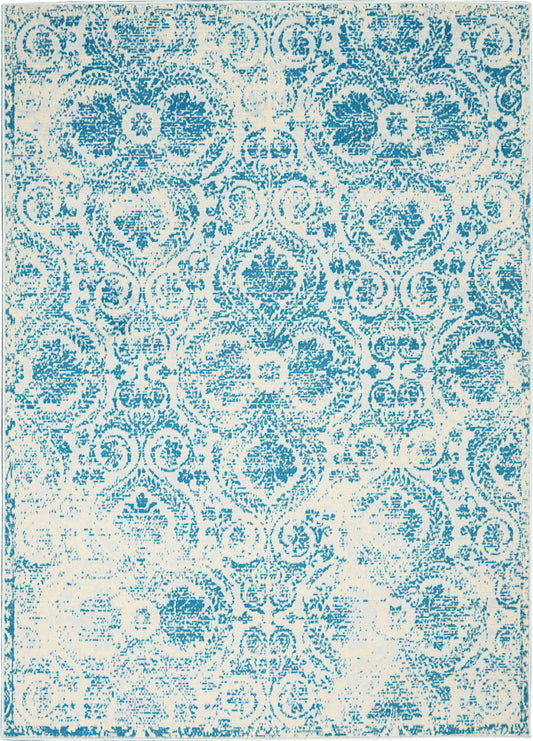 Nourison Home Jubilant  Blue  Transitional