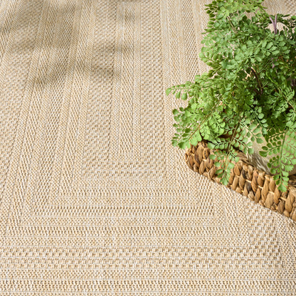 Nourison Home Tulum  Cream  Contemporary