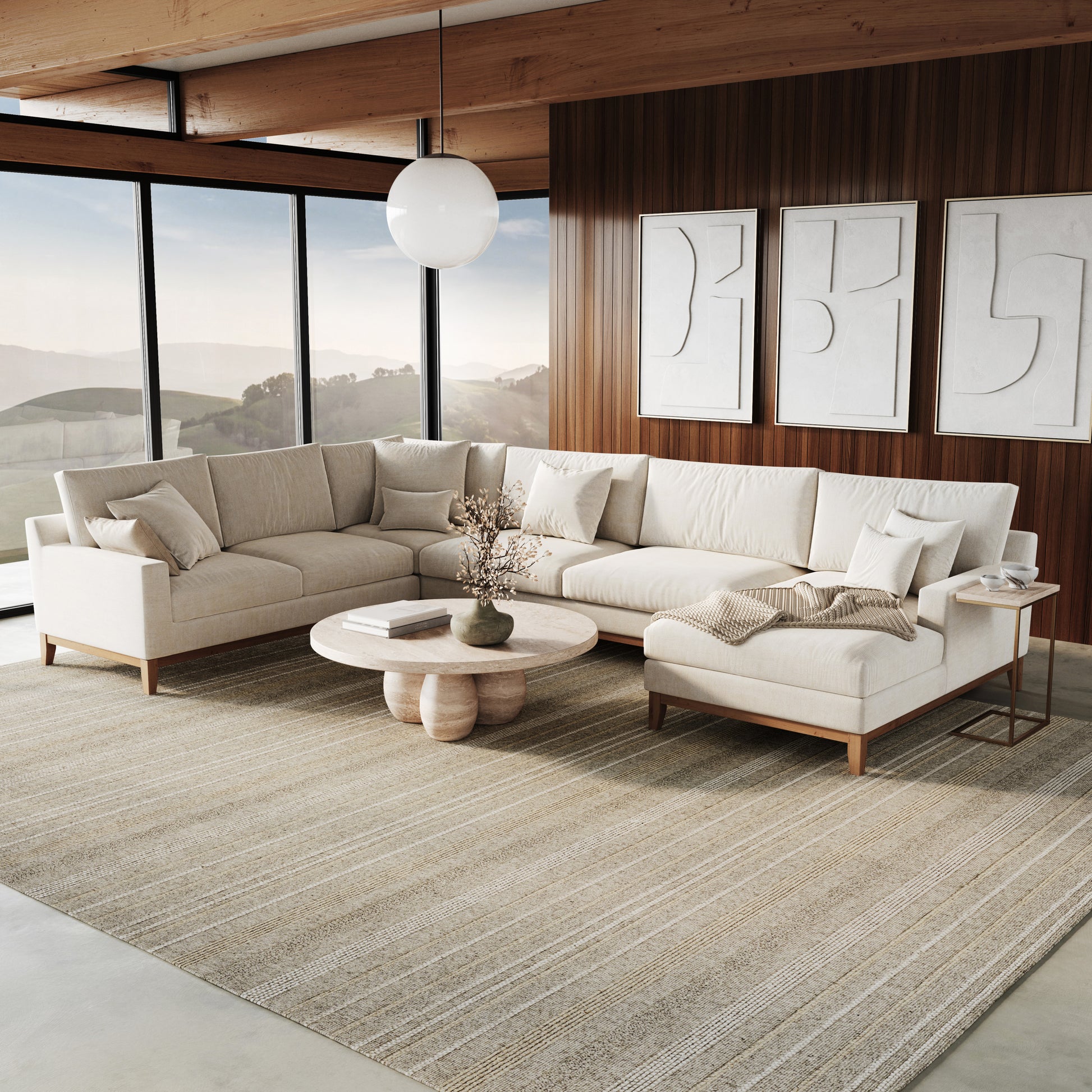 Nourison Home Embrace  Grey  Contemporary