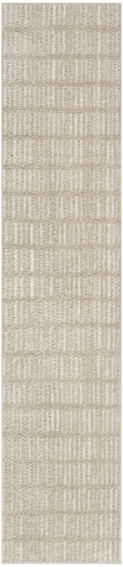 Nourison Home Modern Comfort MNC03 Grey Ivory Contemporary Power-loomed Rug