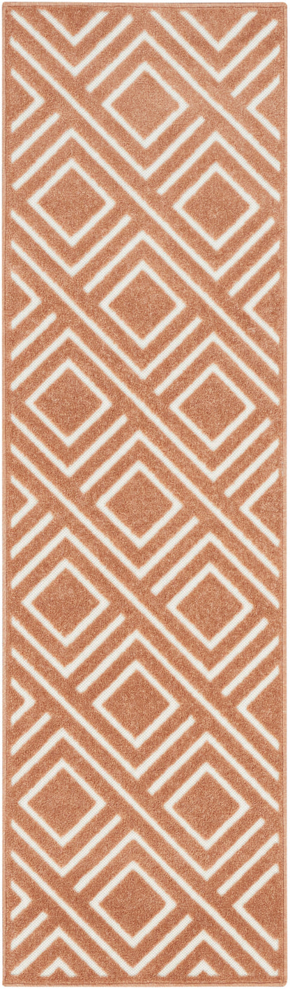 Nourison Home Care Free CAF03 Copper Contemporary Loom-woven Rug