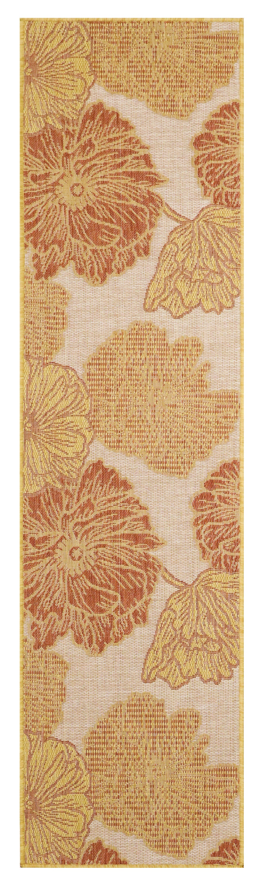 Nourison Home Garden Oasis GOA04 Coral Contemporary Power-loomed Rug