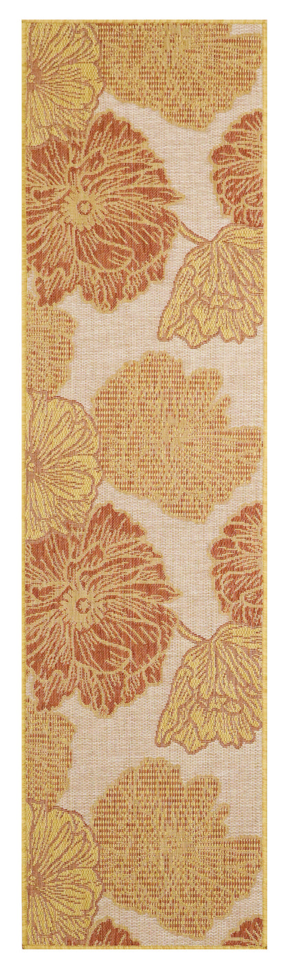 Nourison Home Garden Oasis GOA04 Coral Contemporary Power-loomed Rug