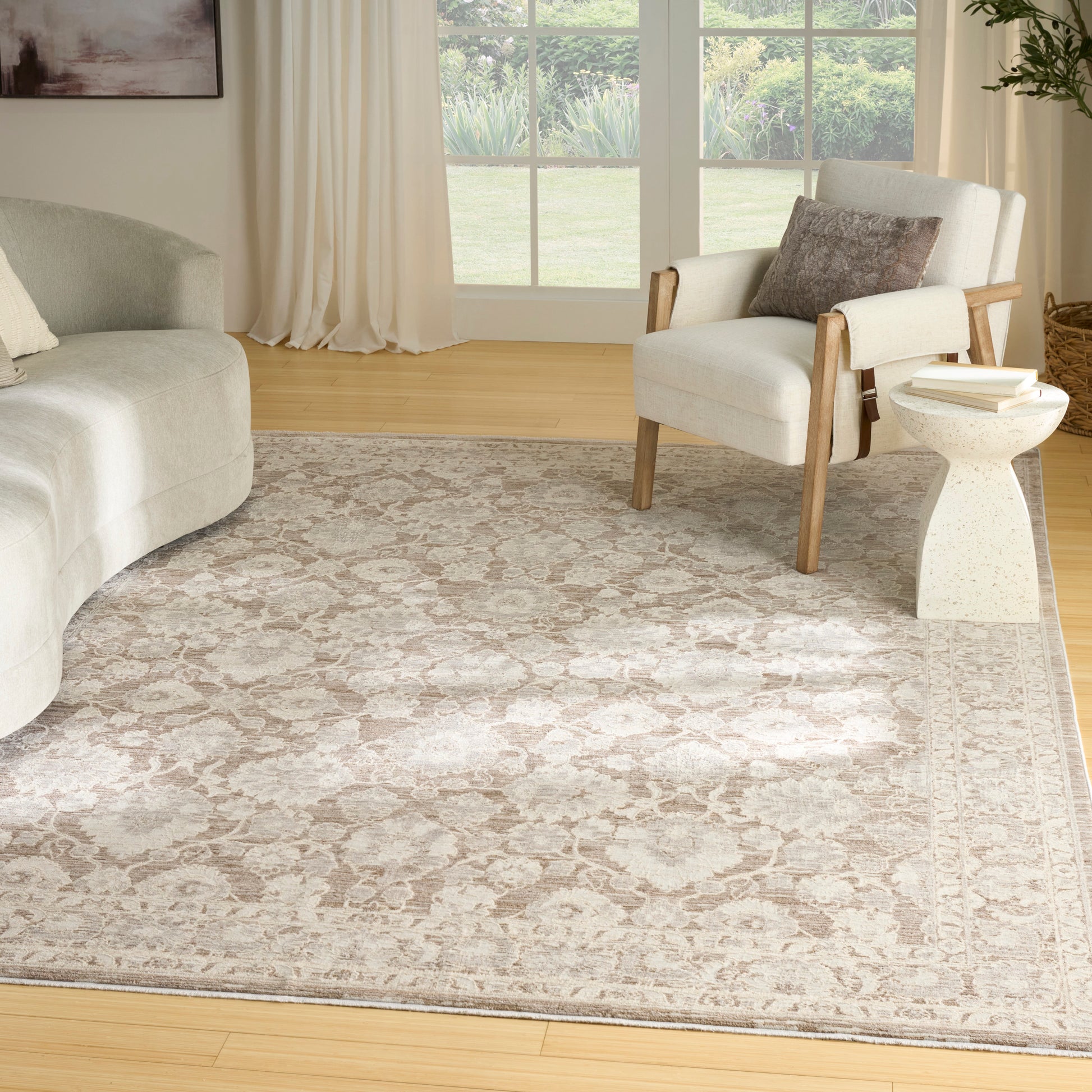 Nourison Home Shadows  Ivory Mocha  Traditional