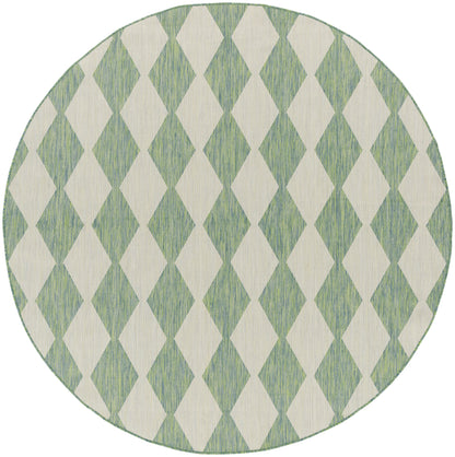 Nourison Home Positano POS04 Blue Green Contemporary Power-loomed Rug