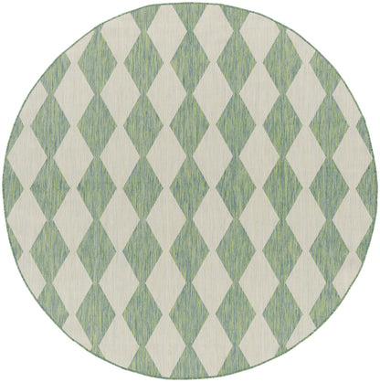 Nourison Home Positano POS04 Blue Green Contemporary Power-loomed Rug