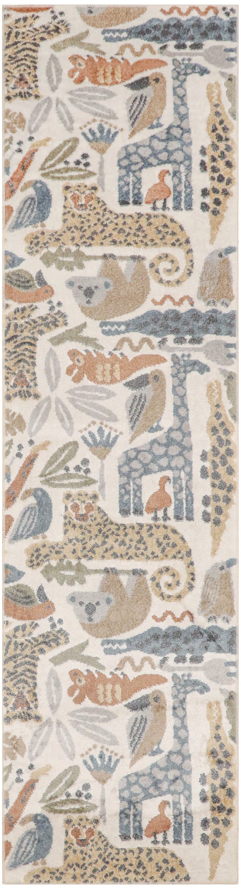 Nourison Home Astra Machine Washable ASW01 Ivory Contemporary Power-loomed Rug