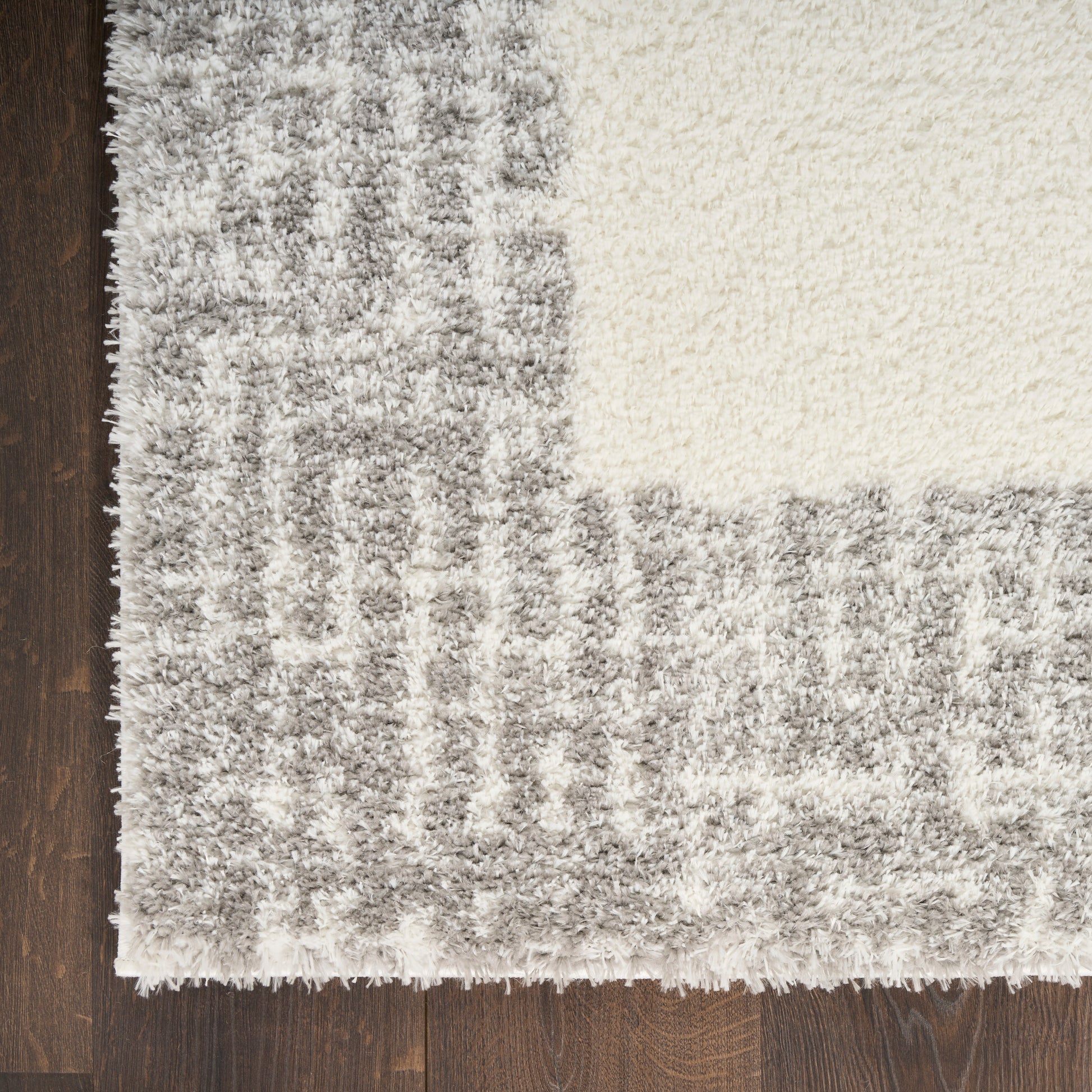 Nourison Home Pacific Shag  Ivory Grey  Contemporary