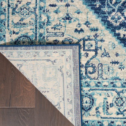 Nourison Home Tranquil  Ivory Navy  Transitional