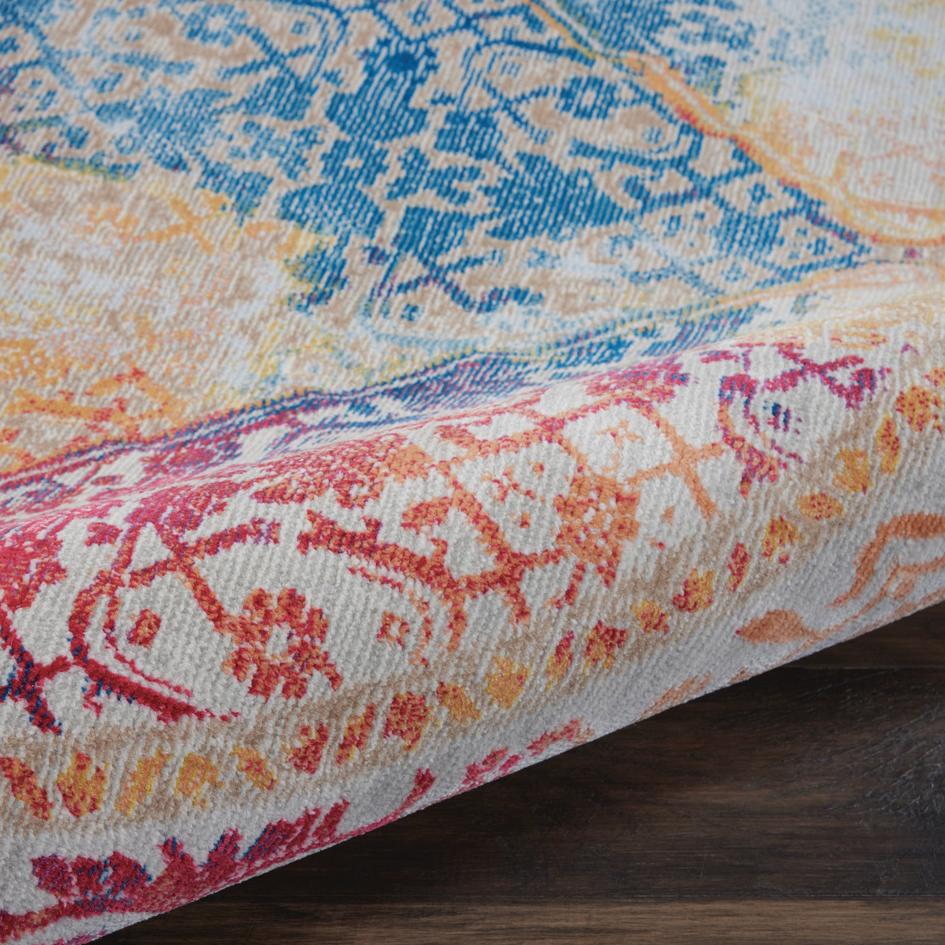 Nourison Home Ankara Global  Ivory Multicolor  Transitional