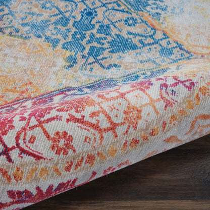 Nourison Home Ankara Global  Ivory Multicolor  Transitional
