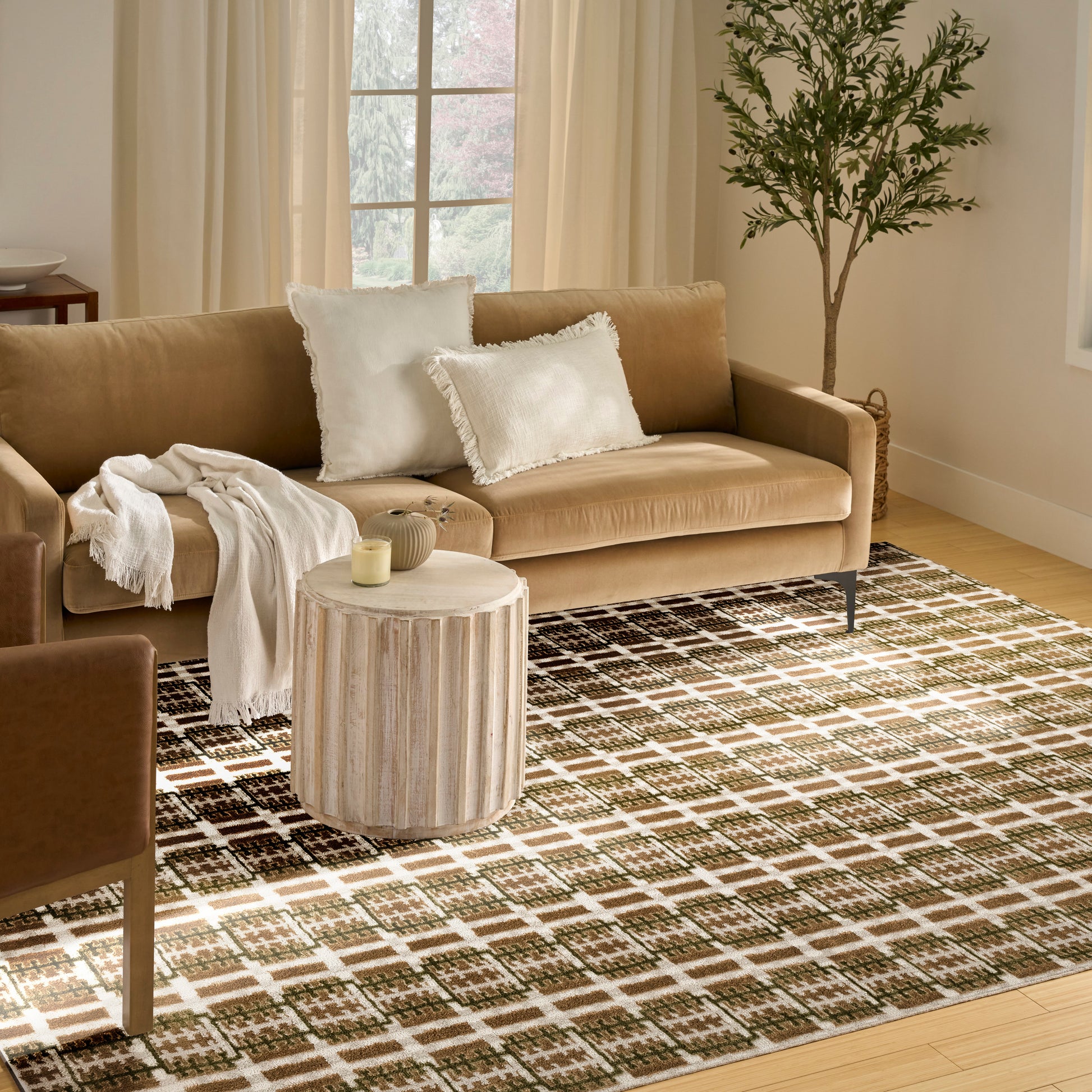 Nourison Home Nordic  Multicolor  Contemporary